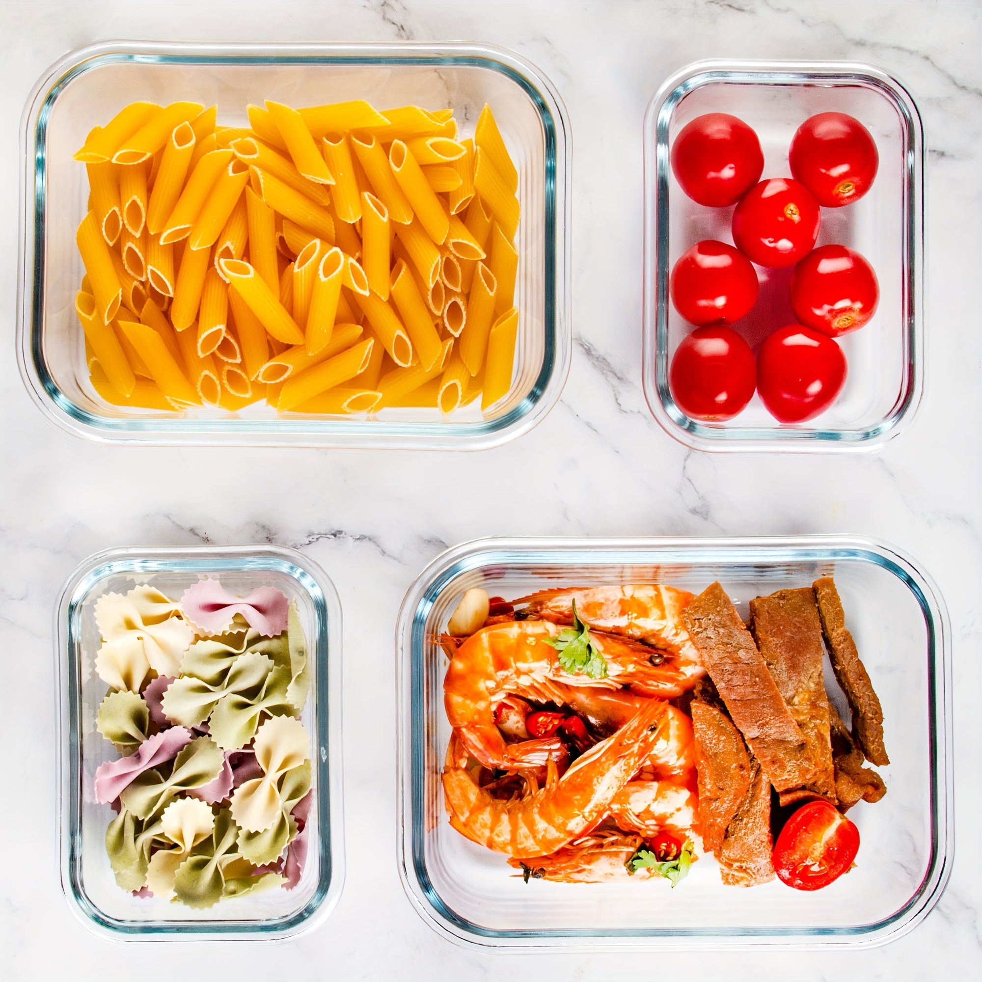 Space-Saving 12 Pack Glass Meal Prep Container Set – leak-resistant reusable meal prep, 12 Pack Glass Food Storage Containers Glass Meal Prep Containers With Airtight Lids Dishwasher, designed for American homes, daily convenience and practical gifti