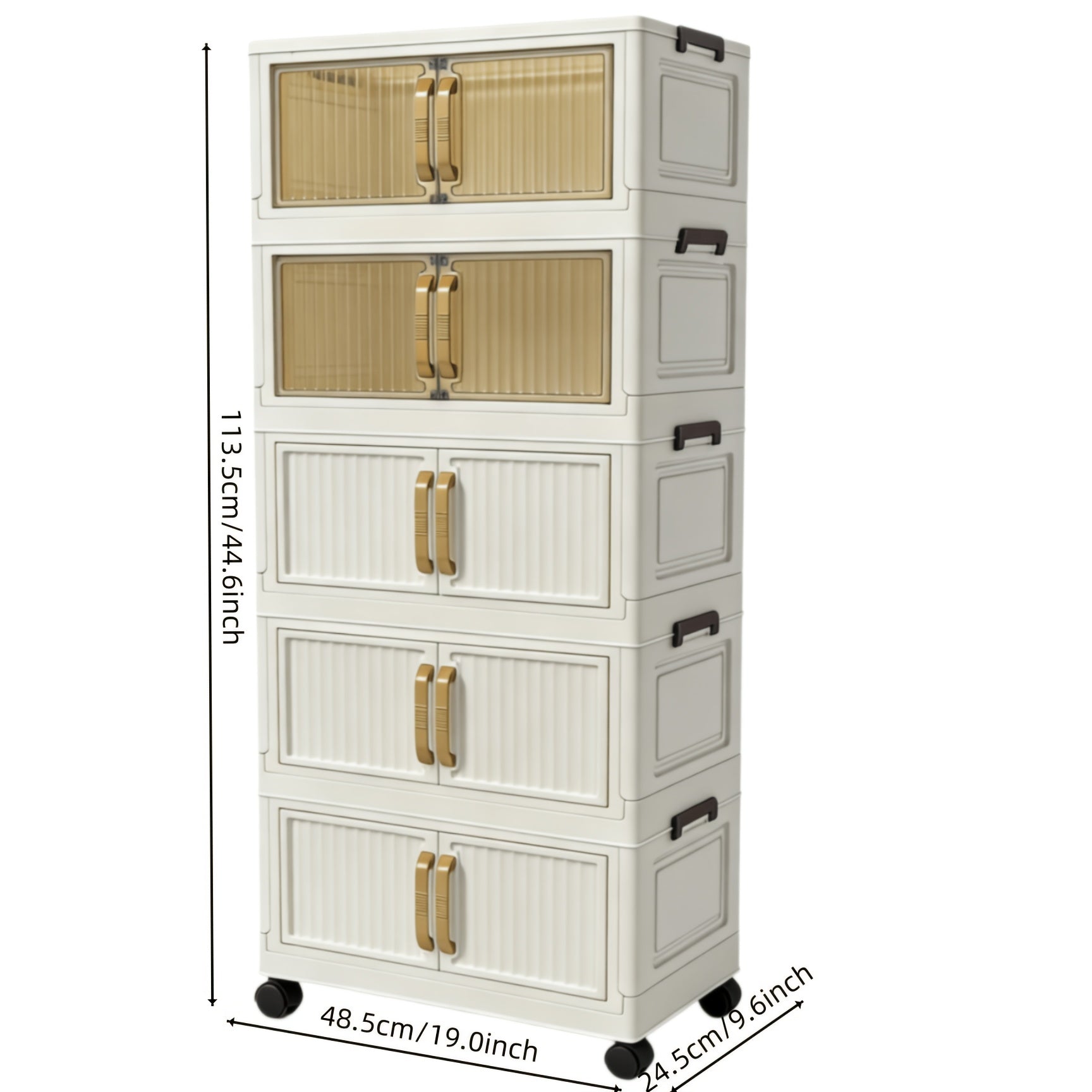 Heavy-Duty Home Storage Organizer – space-saving everyday organization, Multi-Functional Foldable Storage Cabinet with 5-Tier 3-Tier Large Capacity Space-Saving Suitable for Entrance Corridor, designed for American homes, daily convenience and practi
