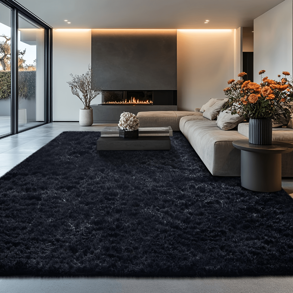 Area Rug – 1pc 200*300Cm/6.56*9.84Ft Long Mat - Super Soft And Comfortable, Fluffy Texture, P