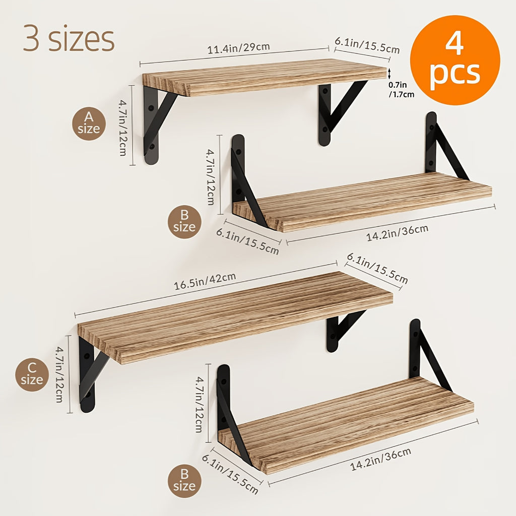 Premium 4pcs Adjustable Kitchen Storage Rack – multi-purpose organization, durable space-saving design, designed for American kitchens, pantries, apartments, home organization, daily use and practical gifting