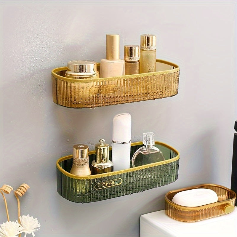 Premium 1pc Home Storage Organizer – space-saving everyday organization, 1pc of Acrylic Shelves for The Bathroom Elegantly Designed for Wall Mounting Ideal for, designed for American homes, daily convenience and practical gifting