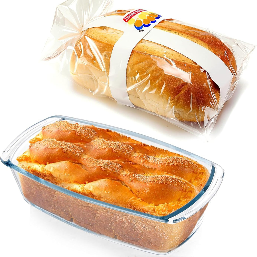 Easy-Access 4pcs Kitchen Baking Dish Set – oven-ready cooking and serving, 4pcs Glass Loaf Pan Set with Lids - Stackable 1 9 QT 62oz Glass, designed for American homes, daily convenience and practical gifting