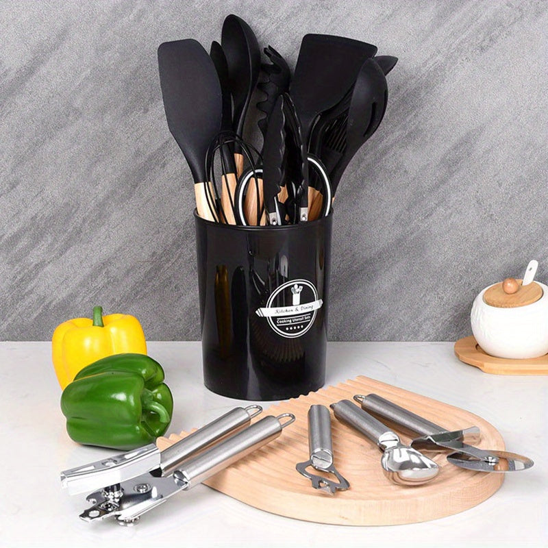 Modern 37/44pcs Kitchen Cookware Set – versatile meal preparation, 37 44pcs Complete Silicone Kitchen Cooking Utensil Set Ultra Cost-Effective All-In-One Kitchen Gadgets High, designed for American homes, daily convenience and practical gifting