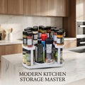 Premium Adjustable Home Storage Rack – durable multi-purpose storage, 2-Tier 360 Rotating Lazy Susan Organizer - BPA-Free Plastic Spice Rack Countertop Storage Caddy, designed for American homes, daily convenience and practical gifting
