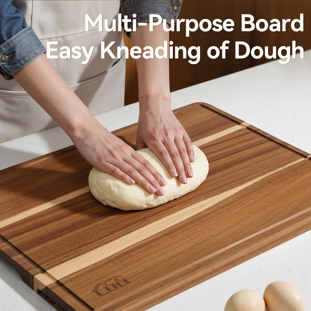 Heavy-Duty Kitchen Cutting Board – durable food prep and serving, XXL Acacia Cutting Board - Durable Wooden Chopping Board Extra Large Charcuterie And Cheese, designed for American homes, daily convenience and practical gifting