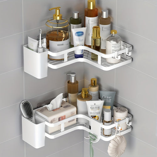 2-Tier Rotating Countertop Organizer
