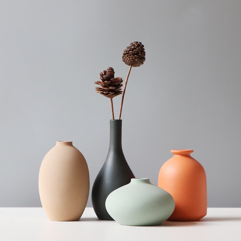 Compact 4pcs Ceramic Flower Vase – tabletop floral display and modern home decor, Premium 4pcs Ceramic Flower Vase tabletop floral display and modern home decor, designed for American homes and practical gifting