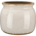 Modern Ceramic Flower Vase – tabletop floral display and modern home decor, Ninehaoou Vintage Planter Large Ceramic Plants Pot Pure Beige Vintage Crack Cottage, designed for American homes and practical gifting