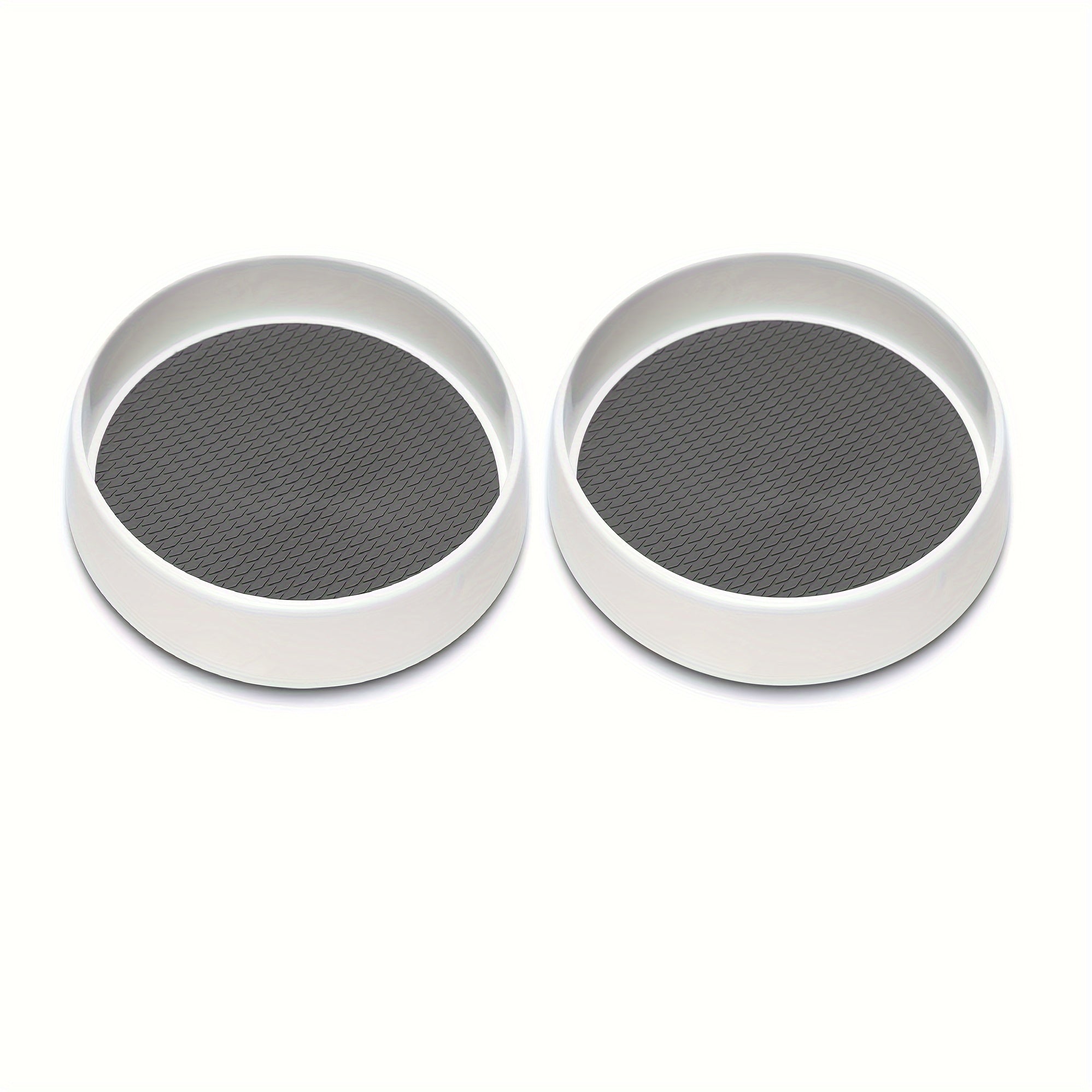 Kitchen Essential – Set of 2, 10 Inch Non-Slip Lazy Susan Organizers - Turntable Rack for Cabinet, Pantry Organization And Storage, Kitchen, Fridge, Bathroom Makeup Vanity Countertop, Under