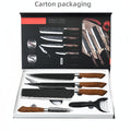 6pcs/set Kitchen Cooking Tool Set, Kitchenware Set, Kitchen Knife Set, Fruit Knife, Kitchen Knife, Melon Slicer, Chicken Bone Clipper And Other Kitchen Utensil Sets, Essential Household Kitchen Tools, Essential Restaurant Cooking Tools, Ladies' Gifts