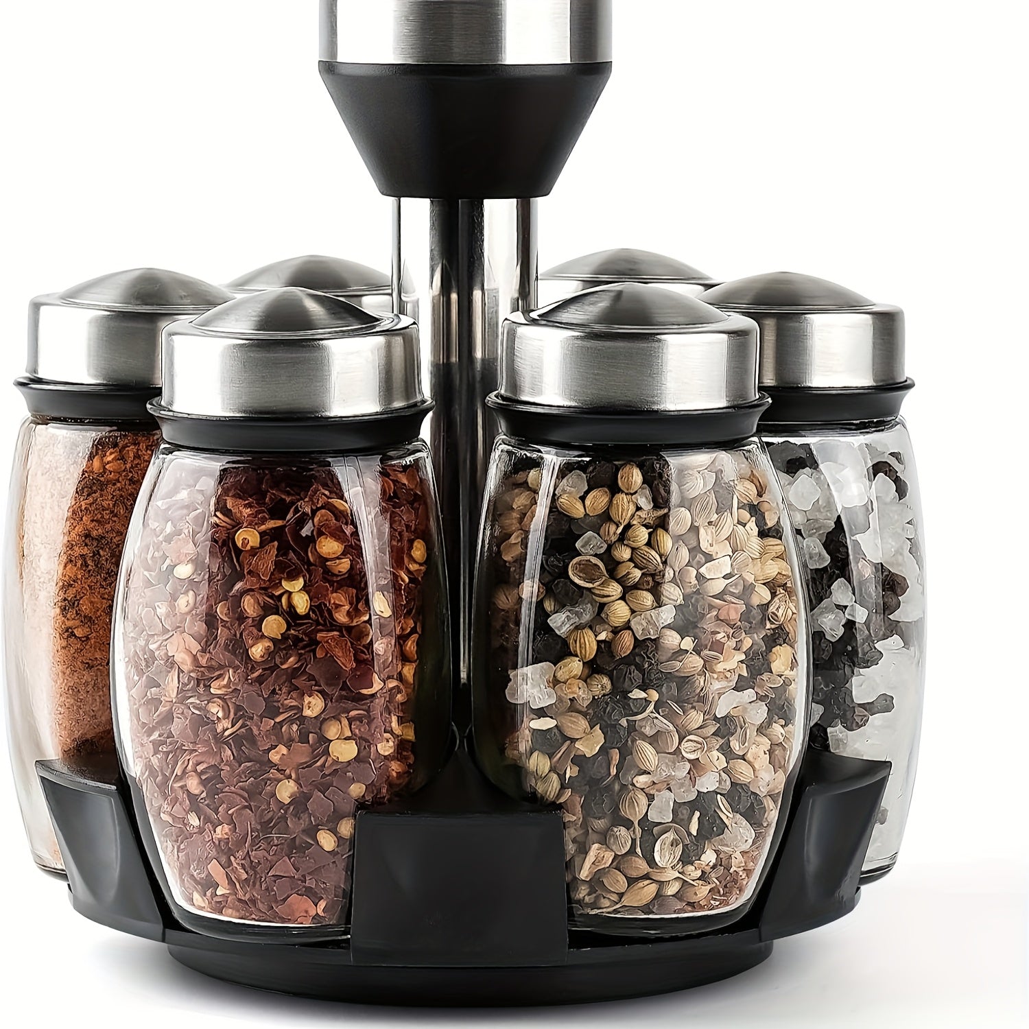 Versatile Airtight Storage Jar Set – clear reusable pantry storage, 7 in 1 14-In-1 Seasoning Bottle Rotating Seasoning Bottle Kitchen Supplies Hotel Household Seasoning, designed for American homes, daily convenience and practical gifting
