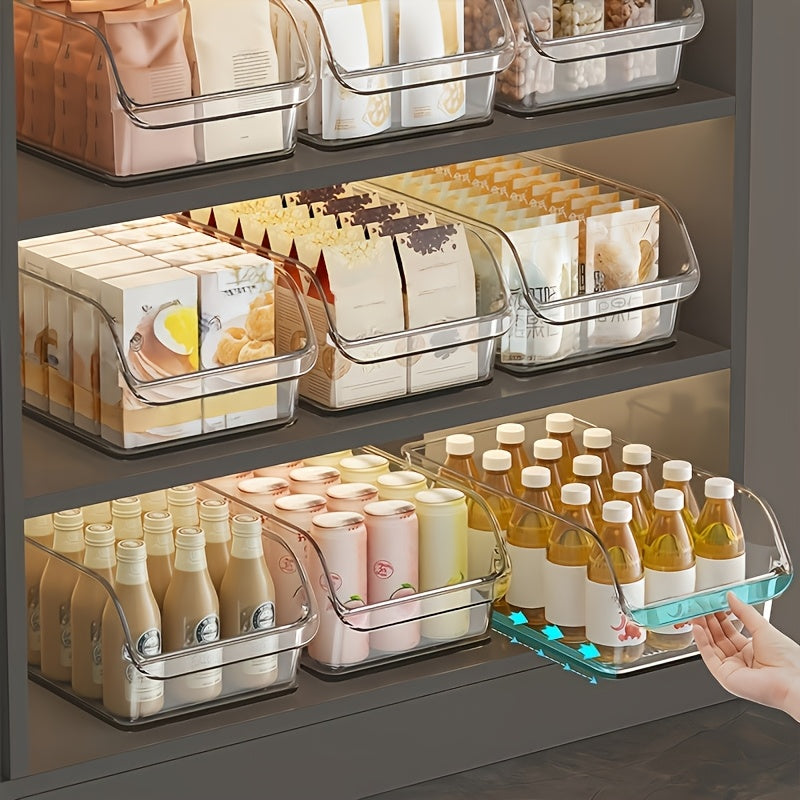 Space-Saving Refrigerator Storage Organizer – easy-access fridge organization, Set of 3 6 Clear Storage Bins Including Large And Small Plastic Organizers for, designed for American homes, daily convenience and practical gifting