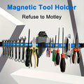 Kitchen Essential – Auto repair hardware, kitchen utensils, iron products storage magnetic rack, strong magnetic tool rack, magnetic strip, so that tools are no longer messy for Modern US Ho