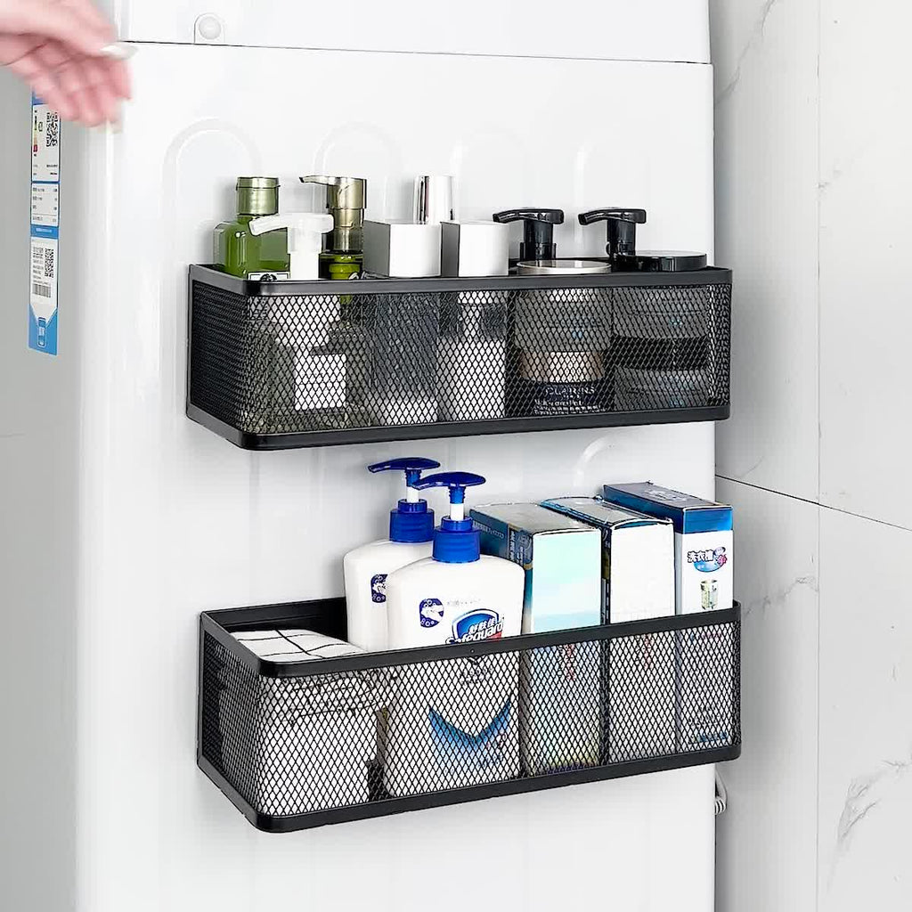 Multi-Purpose 1pc Magnetic Refrigerator Storage Rack – multi-purpose organization, durable space-saving design, designed for American kitchens, pantries, apartments, home organization, daily use and practical gifting
