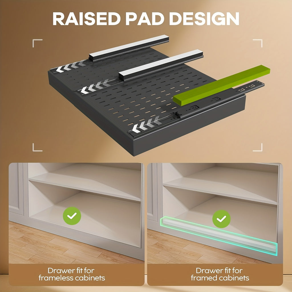 Smart Pull-Out Cabinet Organizer – smooth-access cabinet organization, Multi-Purpose Retractable Drawer Cabinet Under Sink And Cabinet 17 1 to 26 77 Wide, designed for American homes, daily convenience and practical gifting