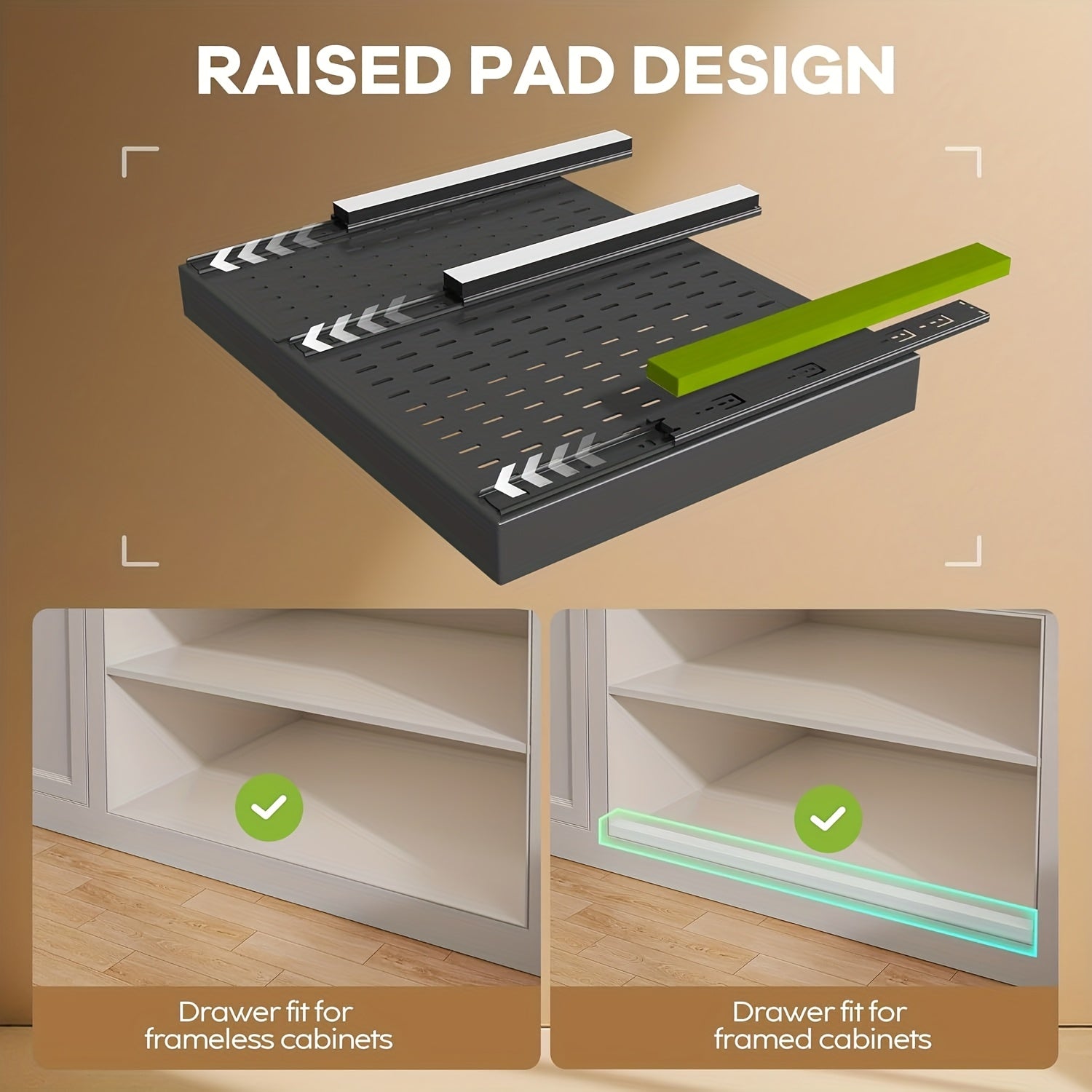 Smart Pull-Out Cabinet Organizer – smooth-access cabinet organization, Multi-Purpose Retractable Drawer Cabinet Under Sink And Cabinet 17 1 to 26 77 Wide, designed for American homes, daily convenience and practical gifting
