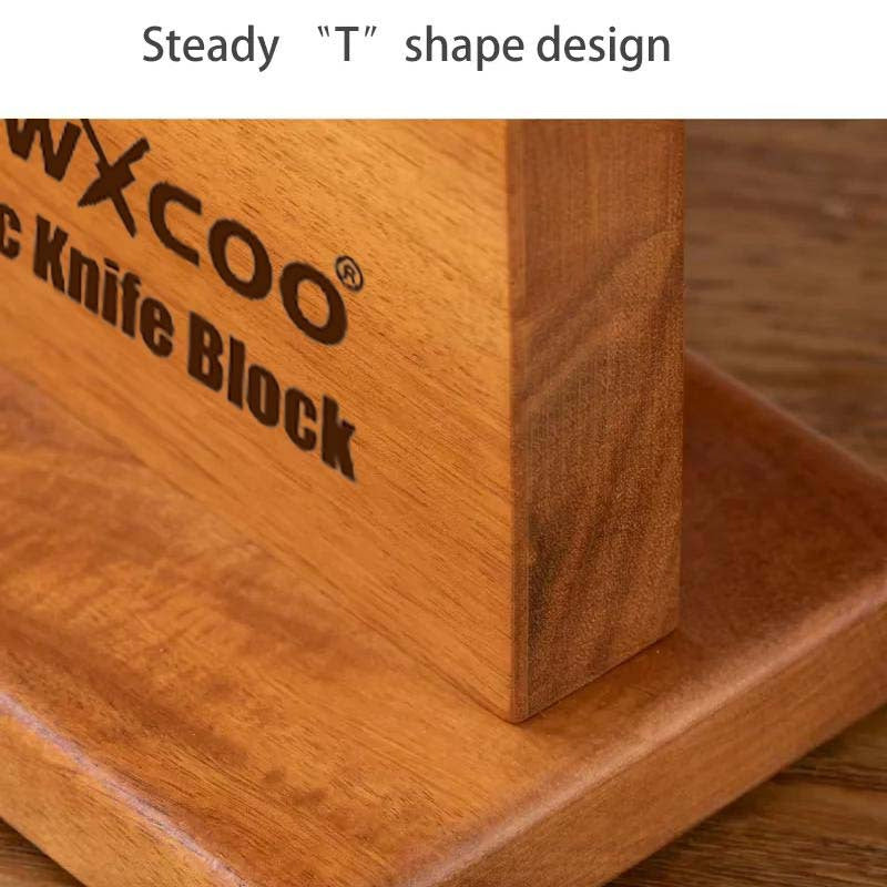 Easy-Access 1pc Adjustable Home Storage Rack – durable multi-purpose storage, 1pc Home Kitchen Double-sided Wooden Magnetic Stands Holder Rack Magnetic Knife Block with Strong, designed for American homes, daily convenience and practical gifting