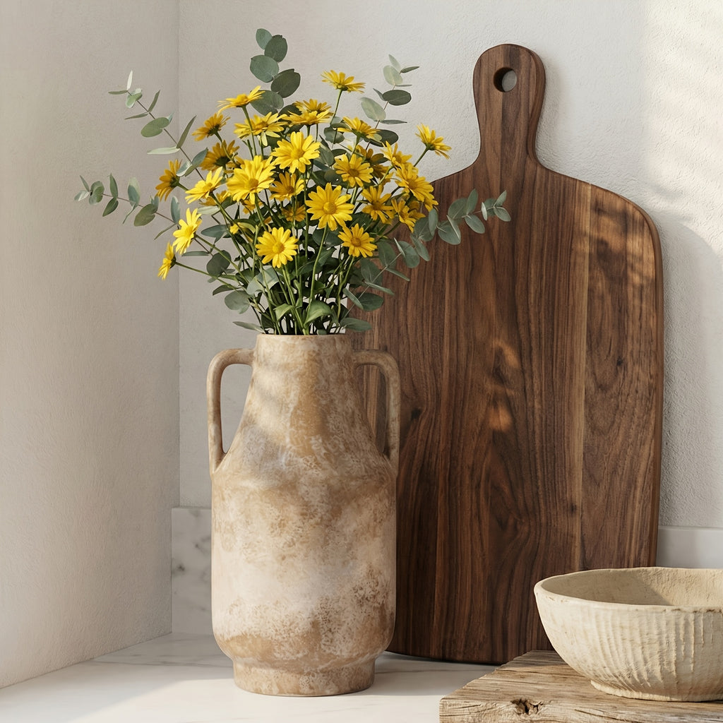Multi-Purpose Ceramic Flower Vase – stylish tabletop accent, versatile floral display, designed for American kitchens, pantries, apartments, home organization, daily use and practical gifting