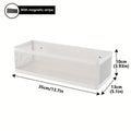 Versatile Adjustable Home Storage Rack – durable multi-purpose storage, High-Quality White Magnetic Washing Machine Metal Storage Basket Large Or Extra-Large Size Magnetic Laundry, designed for American homes, daily convenience and practical gifting