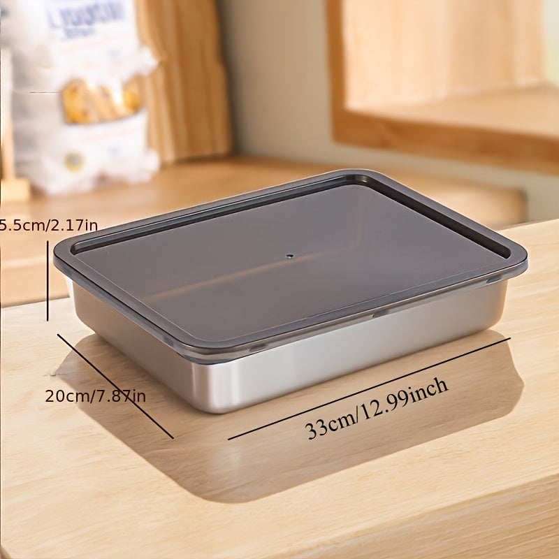 Premium 2/5pcs Kitchen Baking Dish Set – oven-ready cooking and serving, 2 5pcs Durable Stainless Steel Food Storage Container Set - Leakproof BPA Free Microwave, designed for American homes, daily convenience and practical gifting