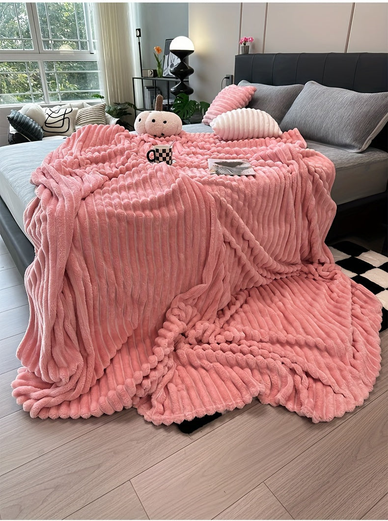 Space-Saving Cozy Home Textile Accent – comfortable everyday home styling, Ultra-Soft Thick Fleece Blanket Multi-Color 3D Faux Rabbit Fur Double-Sided Ideal for All Seasons, designed for American homes, daily convenience and practical gifting