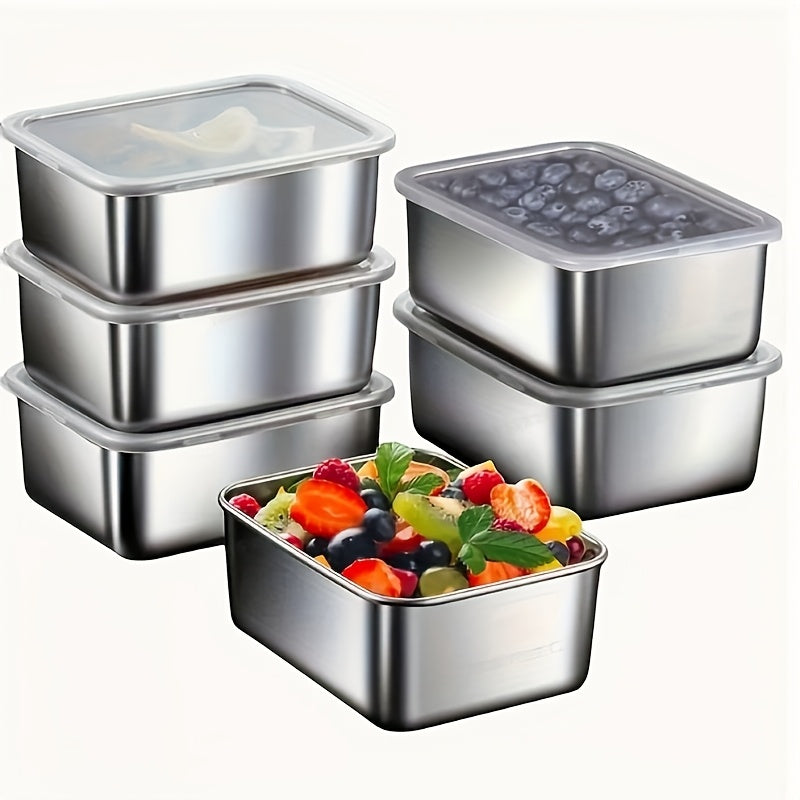 Easy-Access 20pcs Refrigerator Storage Organizer – easy-access fridge organization, 20pcs 10 Containers And 10 Lids Stainless Steel Food Storage Containers with Lids -, designed for American homes, daily convenience and practical gifting