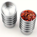 12 Pcs Mini Sauce Dipping Bowl 304 Stainless Steel Dipping Cups Round Sauce Dishes 45/55ml Mini Reusable Seasoning Cups Dipping Cups Multipurpose Sauce Cups For Home Party Restaurants Mini Dipping Cups Round Condiment Cups Sauce Dipping Cups