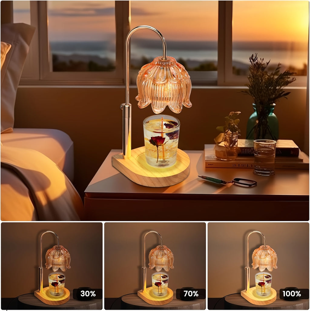 Compact Airtight Storage Jar Set – clear reusable pantry storage, Wax-Melting Lamp Candle Warmer Crystal Candle Wax Warmer with 2 4 8-Hour Timer Adjustable, designed for American homes, daily convenience and practical gifting