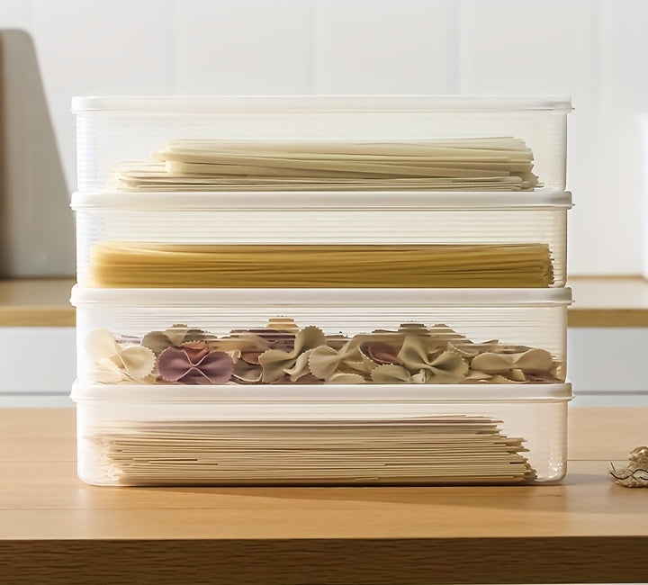 Versatile 2/4/6pcs Airtight Food Storage Containers – leak-resistant reusable meal prep, 2 4 6pcs Clear Rectangular Plastic Food Storage Containers with Flip-Top Lids - Airtight, designed for American homes, daily convenience and practical gifting