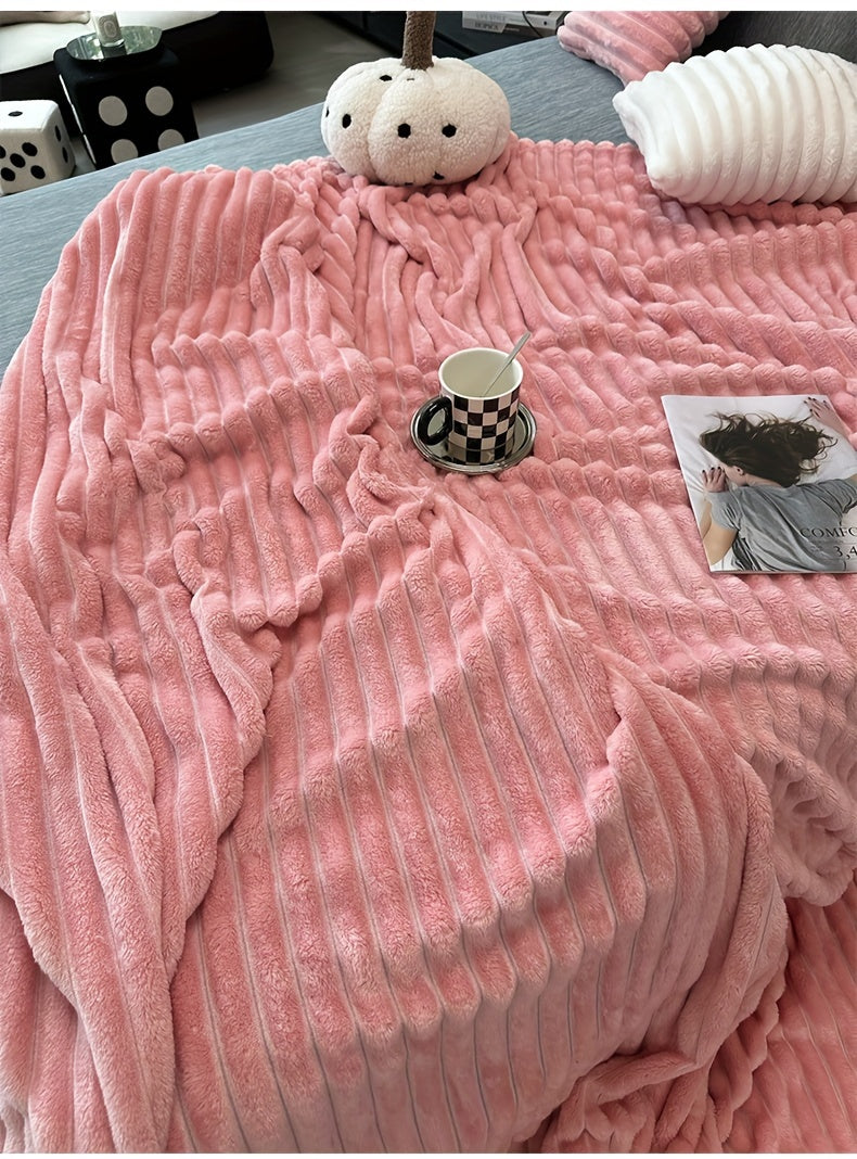 Space-Saving Cozy Home Textile Accent – comfortable everyday home styling, Ultra-Soft Thick Fleece Blanket Multi-Color 3D Faux Rabbit Fur Double-Sided Ideal for All Seasons, designed for American homes, daily convenience and practical gifting