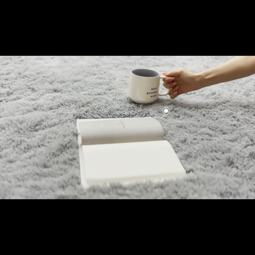Soft Area Rug – Ultra-Soft Shaggy Carpet Rug Suitable for - Plush High-Pile Floor Rug with Dense Furry Texture, Machine-Washable Cozy Bedspread for Living Room, Bedroom, Dorm - Use for Moder