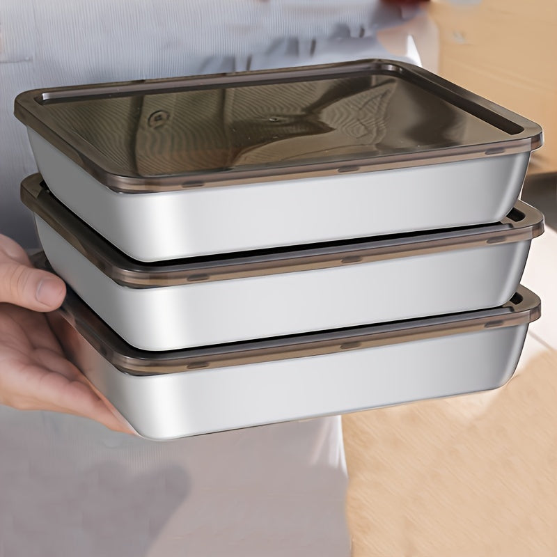Premium 2/5pcs Kitchen Baking Dish Set – oven-ready cooking and serving, 2 5pcs Durable Stainless Steel Food Storage Container Set - Leakproof BPA Free Microwave, designed for American homes, daily convenience and practical gifting