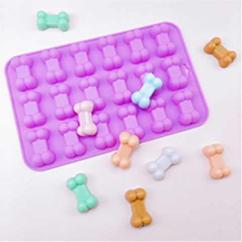 10Pack Silicone Baking Set with Scraper, Pastry Brush Dog Biscuits, Treats