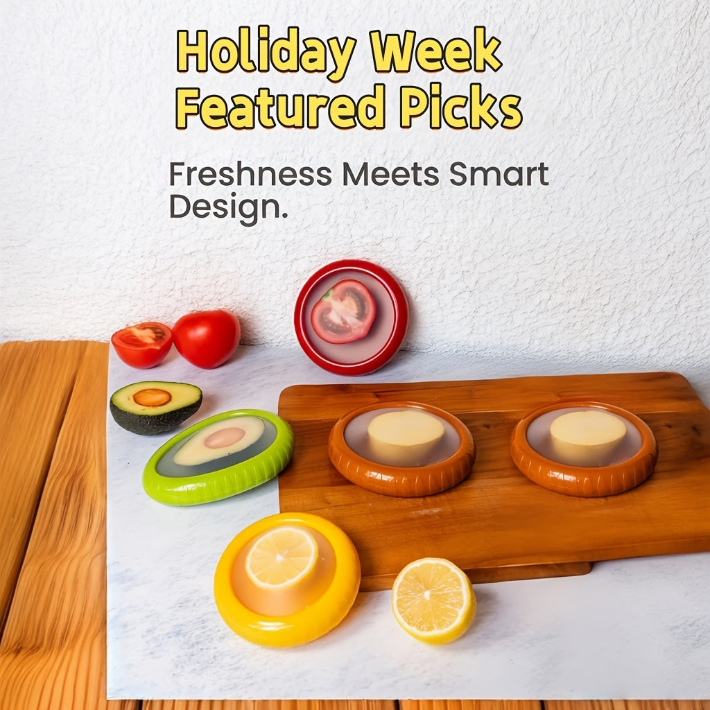 Modern Kitchen Cookware Set – versatile meal preparation, Reusable Fresh Box Avocado Preservation Box And Onion Storage Set Silicone Vegetable And Fruit, designed for American homes, daily convenience and practical gifting