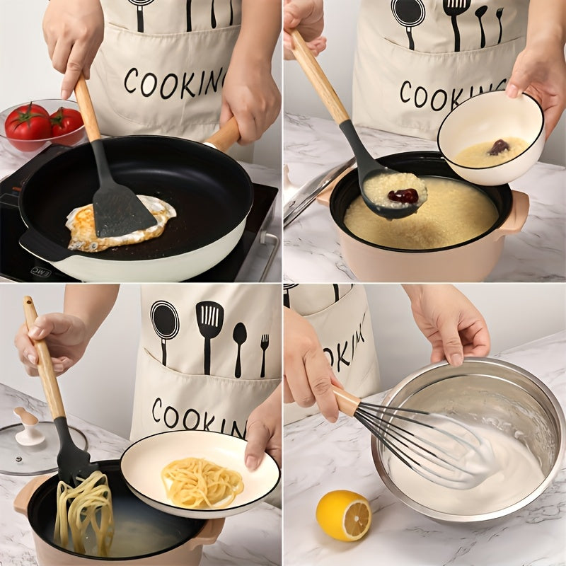 Kitchen Essential – [16pcs Kitchen Cooking Tool Set] 16pcs Are Super Cost-Effective, Complete, High Temperature Resistant, Non-Stick, Dishwasher Safe, Selected Kitchen Tools, Suitable For Ki
