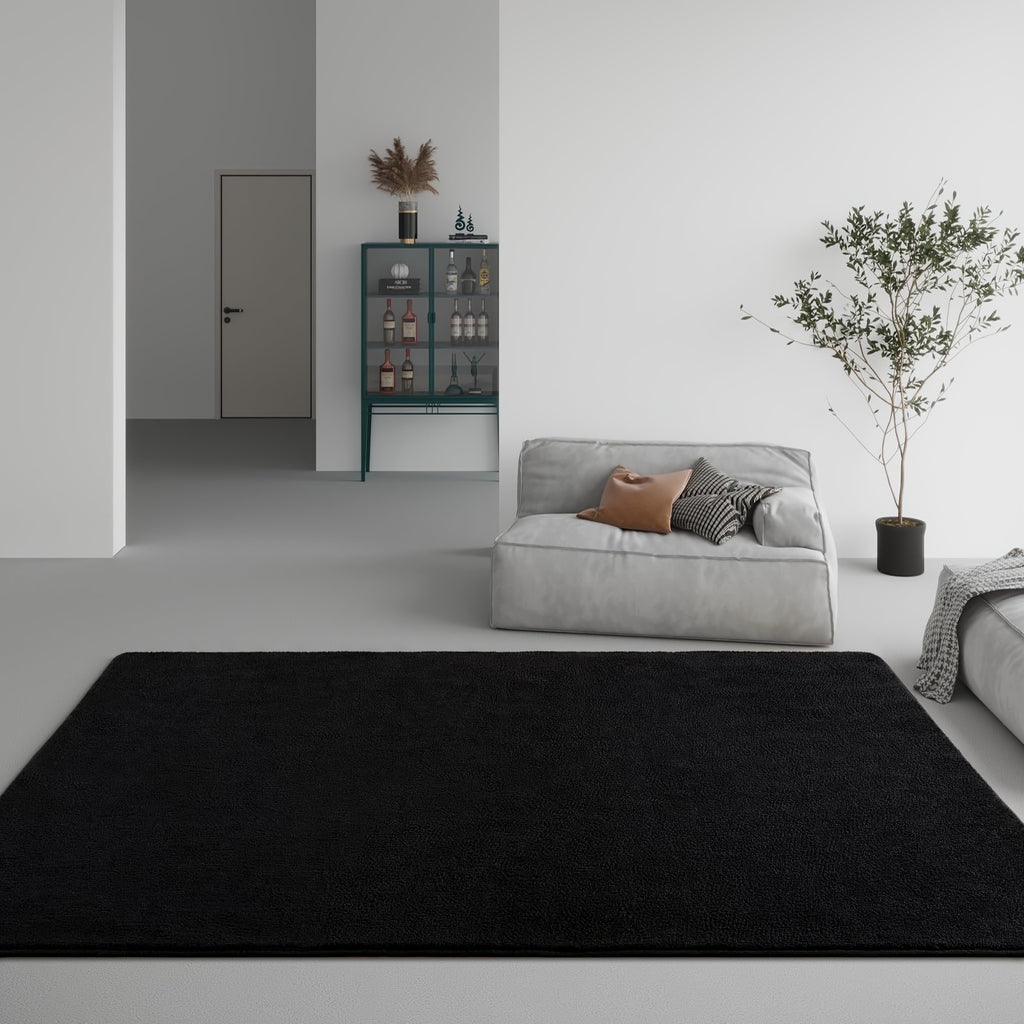 Soft Area Rug – Large Plush Carpet Suitable for Living Room & Bedroom - Soft Fluffy Floor Mat with Plush Pile, Machine Washable Non-Slip, Large Rectangular Indoor Carpet for Home Dorm Office