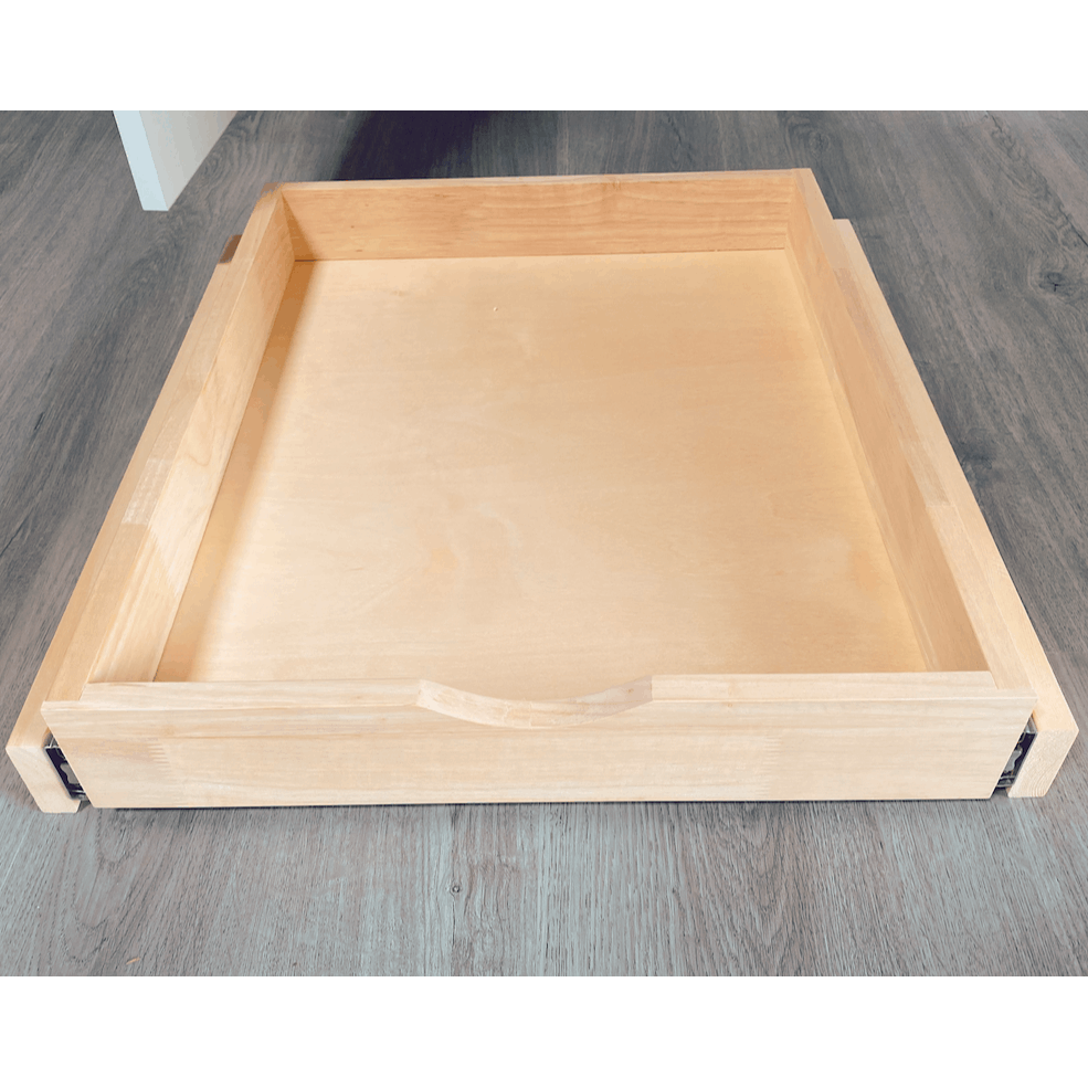 Soft Close Cabinet Drawer Wood Pull Out Tray Drawer Box Kitchen Cabinet Organizer Cabinet Slide Out Shelf Wooden Pull Out Shelf (No Assembly Required)