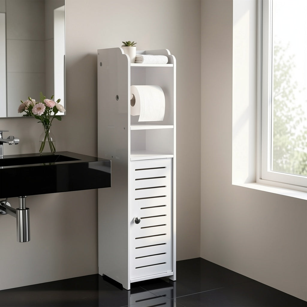 Compact Home Storage Organizer – space-saving everyday organization, Compact Storage Unit for Bathrooms Designed with a Slim Profile And Made from Durable, designed for American homes, daily convenience and practical gifting