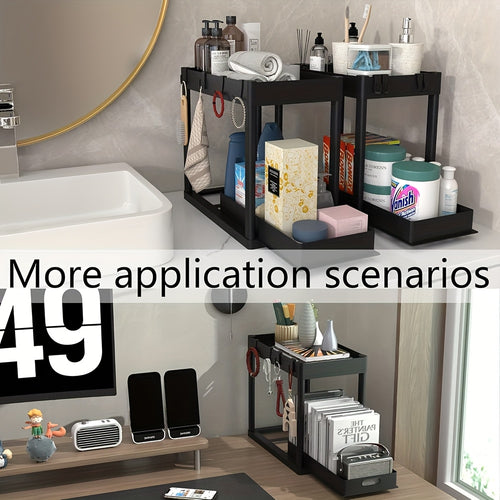 2-Piece Pull-Out Under-Sink Organizer Set – view 2