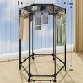 Versatile Adjustable Home Storage Rack – durable multi-purpose storage, Hexagonal Rotary Clothes Rack Self-Standing Vertical Clothing Hanging Rack Suitable for Laundry And Household, designed for American homes, daily convenience and practical giftin