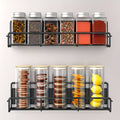 Compact 2/4 Pack Adjustable Home Storage Rack – durable multi-purpose storage, 2 4 Pack Magnetic Spice Rack Storage Organizer Set - Fridge Refrigerator Organizer -, designed for American homes, daily convenience and practical gifting