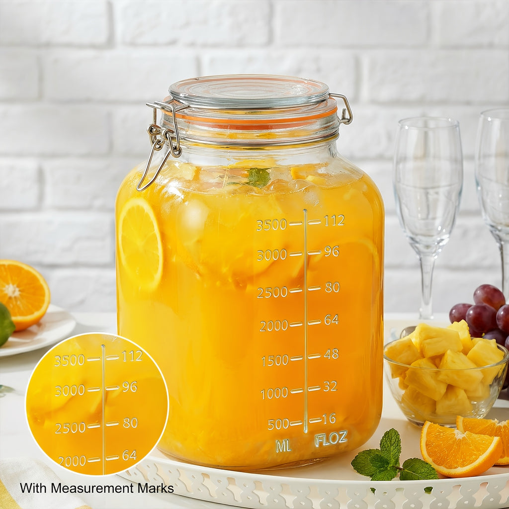 Compact 2 Pack Airtight Storage Jar Set – clear reusable pantry storage, 2 Pack 1 1 Gallon Square Super Wide Mouth Airtight Glass Storage Jars With, designed for American homes, daily convenience and practical gifting