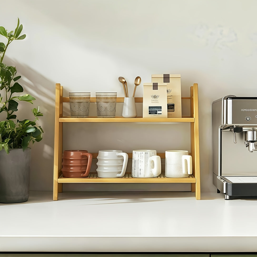 Premium 1/2pcs Adjustable Kitchen Storage Rack – multi-purpose organization, durable space-saving design, designed for American kitchens, pantries, apartments, home organization, daily use and practical gifting