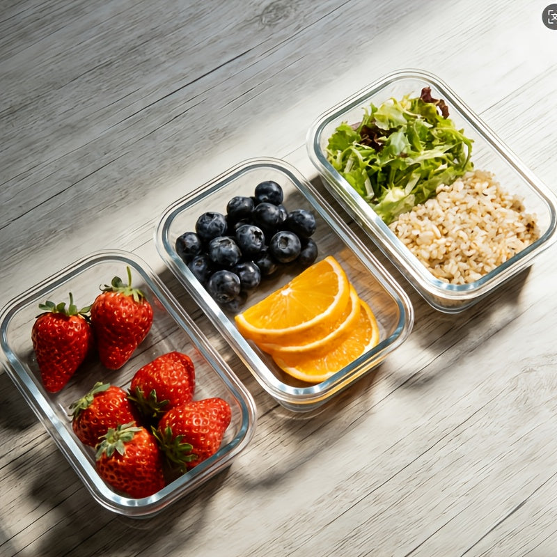 Smart 24pcs Glass Meal Prep Container Set – leak-resistant reusable meal prep, 24pcs 12 Lids 12 Glass Bowl Borosilicate Glass Food Storage Containers with Airtight Lids, designed for American homes, daily convenience and practical gifting