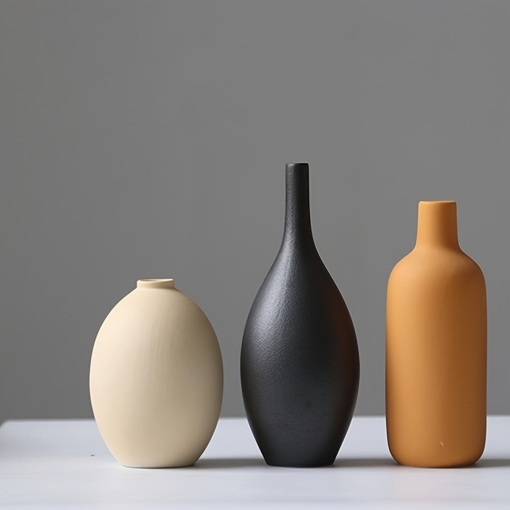 Heavy-Duty Ceramic Flower Vase – stylish tabletop accent, versatile floral display, designed for American kitchens, pantries, apartments, home organization, daily use and practical gifting