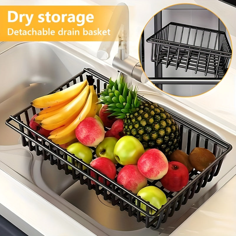 BCNVDUS Three-Layer Heavy-Duty Metal Kitchen Storage Rack with 360° Rotating Wheel - Freestanding Mobile Appliance, Bottle, Container Storage Rack - Easy-To-Clean Open Mesh Basket, Space-Saving Floor Design, Kitchen Organization And Storage