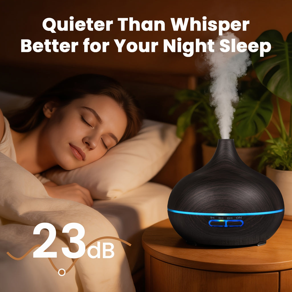 Smart 6 Oz Decorative Home Lighting – warm functional room lighting, 18 6 Oz Essential Oil Diffuser with Oils Large Capacity Diffuser for Home Wood, designed for American homes, daily convenience and practical gifting