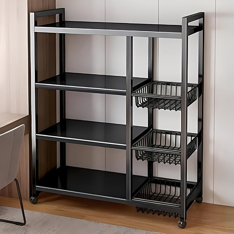 Heavy-Duty 1pc Adjustable Home Storage Rack – durable multi-purpose storage, Local Warehouse 1pc Multifunctional Kitchen Storage Rack Kitchen Additions Kitchen Organizers And Storage Adjustable, designed for American homes, daily convenience and prac