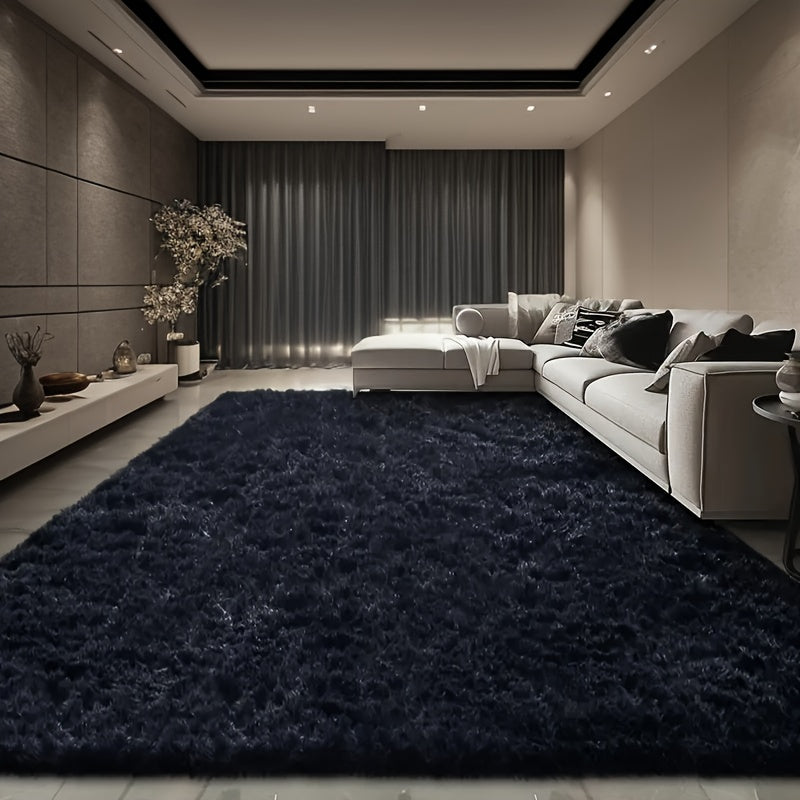 Area Rug – Large Modern Minimalist - Thick Memory Foam Padding, Soft Non-Slip Machine-Washabl