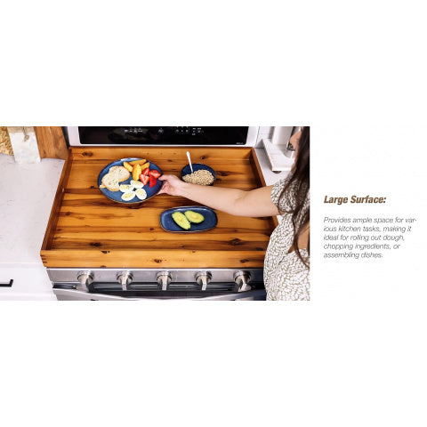 Premium Kitchen Cutting Board – durable food prep and serving, Acacia Wood Stove Cover for Gas Electric Burners 29 21 x21 22 x2 12, designed for American homes, daily convenience and practical gifting